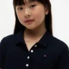 Stretch-polojurk met plooien voor kinderen Stretch-polojurk met plooien voor kinderen
