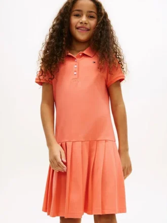 Stretch-polojurk met plooien voor kinderen