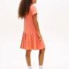 Stretch-polojurk met plooien voor kinderen Stretch-polojurk met plooien voor kinderen
