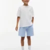 Stretch seersuckershort voor kinderen