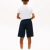 Stretch seersuckershort voor kinderen Stretch seersuckershort voor kinderen