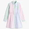 Stretch-shirtjurk met gemengde strepen voor kinderen