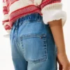 Stretch utility-Jeans met wijde pijpen voor kinderen
