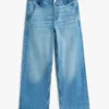 Stretch utility-Jeans met wijde pijpen voor kinderen