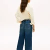 Stretchjeans met wijde pijpen voor kinderen