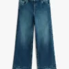 Stretchjeans met wijde pijpen voor kinderen