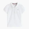 Stretchpolo met pofmouwen voor kinderen Stretchpolo met pofmouwen voor kinderen