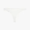 String van stretchkatoen met herhaald logo String van stretchkatoen met herhaald logo