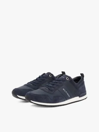 Suède mix ton-sur-ton Tommy sneaker