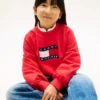 Sweatshirt met golvend vlaglogo voor kinderen Sweatshirt met golvend vlaglogo voor kinderen
