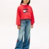 Sweatshirt met golvend vlaglogo voor kinderen Sweatshirt met golvend vlaglogo voor kinderen
