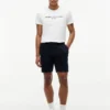 Sweatshort met geborduurd Tommy-logo