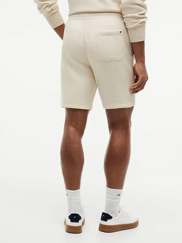 Sweatshort met geborduurd Tommy-logo Sweatshort met geborduurd Tommy-logo