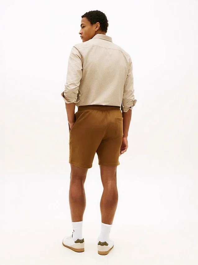 Sweatshort met geborduurd Tommy-logo Sweatshort met geborduurd Tommy-logo