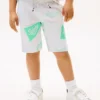 Sweatshort met gemengd logo voor kinderen