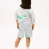 Sweatshort met gemengd logo voor kinderen