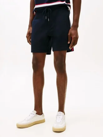 Sweatshort met vlaglogo