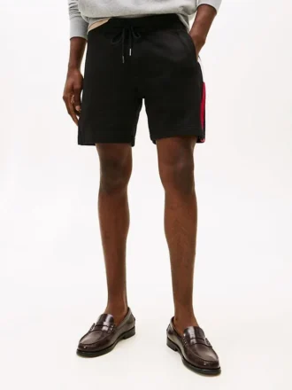 Sweatshort met vlaglogo