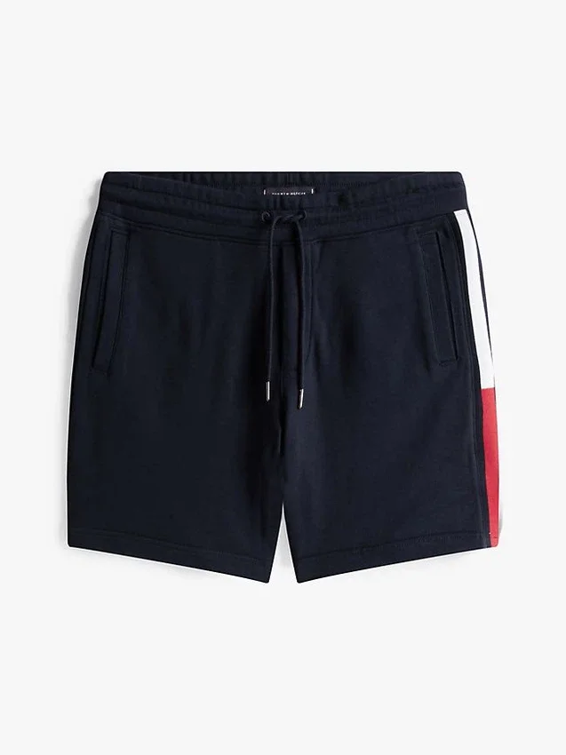 Sweatshort met vlaglogo Sweatshort met vlaglogo