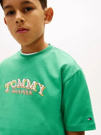 T-shirt met 3D-logoprint voor kinderen