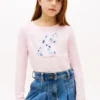 T-shirt met bloemenmonogram voor kinderen T-shirt met bloemenmonogram voor kinderen