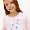 T-shirt met bloemenmonogram voor kinderen T-shirt met bloemenmonogram voor kinderen