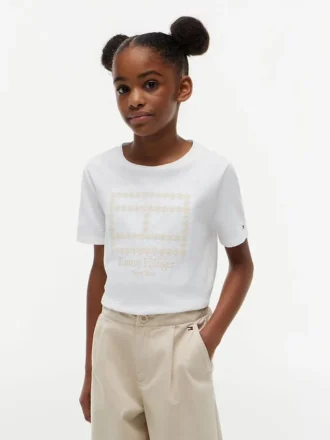 T-shirt met bloemenvlag voor kinderen