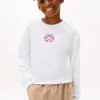 T-shirt met geborduurd hartlogo voor kinderen