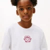 T-shirt met geborduurd hartlogo voor kinderen