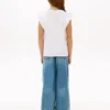T-shirt met geborduurde oogjes en fladderende mouwen voor kinderen T-shirt met geborduurde oogjes en fladderende mouwen voor kinderen