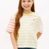T-shirt met gemengde strepen voor kinderen