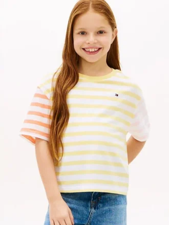 T-shirt met gemengde strepen voor kinderen