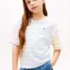 T-shirt met gemengde strepen voor kinderen T-shirt met gemengde strepen voor kinderen