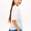 T-shirt met gemengde strepen voor kinderen T-shirt met gemengde strepen voor kinderen