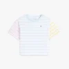 T-shirt met gemengde strepen voor kinderen T-shirt met gemengde strepen voor kinderen
