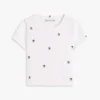 T-shirt met geribde boorden en geborduurde ster voor kinderen T-shirt met geribde boorden en geborduurde ster voor kinderen