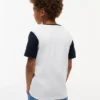 T-shirt met kleurblokken en vlaggenstrepen voor kinderen T-shirt met kleurblokken en vlaggenstrepen voor kinderen