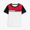 T-shirt met kleurblokken en vlaggenstrepen voor kinderen T-shirt met kleurblokken en vlaggenstrepen voor kinderen