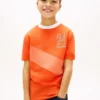 T-shirt met monogram en strepen voor kinderen T-shirt met monogram en strepen voor kinderen