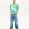 T-shirt met monogram en strepen voor kinderen T-shirt met monogram en strepen voor kinderen