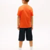 T-shirt met monogram en strepen voor kinderen T-shirt met monogram en strepen voor kinderen