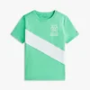 T-shirt met monogram en strepen voor kinderen T-shirt met monogram en strepen voor kinderen