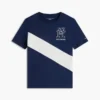 T-shirt met monogram en strepen voor kinderen T-shirt met monogram en strepen voor kinderen