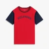 T-shirt met monotype-logo en kleurblokken voor kinderen T-shirt met monotype-logo en kleurblokken voor kinderen