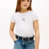 T-shirt met strass-sterrenvlag voor kinderen T-shirt met strass-sterrenvlag voor kinderen
