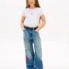 T-shirt met strass-sterrenvlag voor kinderen T-shirt met strass-sterrenvlag voor kinderen