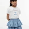 T-shirt met Tommy-logo met strass voor kinderen T-shirt met Tommy-logo met strass voor kinderen