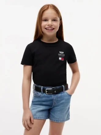 T-shirt met Tommy x Cadillac F1® Team-logo voor kinderen