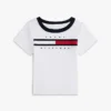 T-shirt met vlaggenstrepen en logo voor baby’s T-shirt met vlaggenstrepen en logo voor baby’s