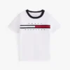 T-shirt met vlaggenstrepen en logo voor kinderen T-shirt met vlaggenstrepen en logo voor kinderen